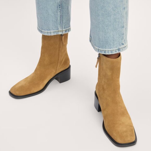 Everlane The City Boot Womens 8 Sand Suede - Picture 4 of 15